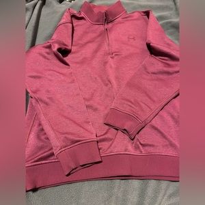 Pink under armor quarter zip